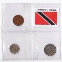 Trinidad e Tobago Set composto da 1 - 10 - 25 cents circolate